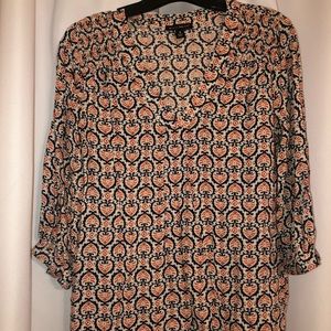 Thin and cool pattern shirt/blouse